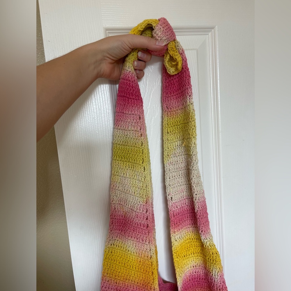 NWT 100% cotton knit crochet bag - Picture 7 of 7